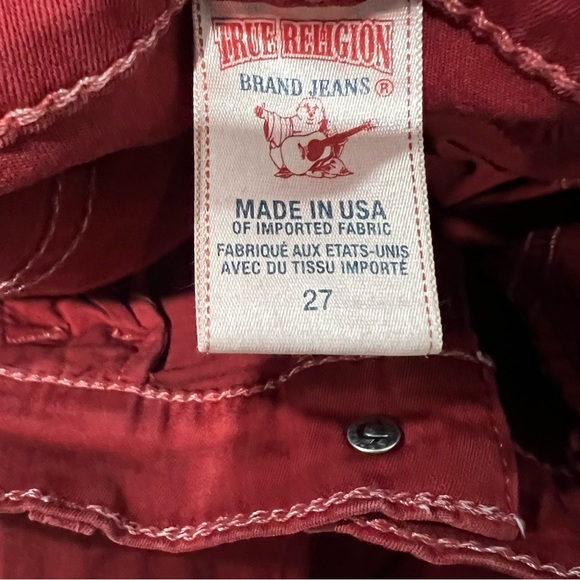 True Religion red cargo jeans - Picture 2 of 4
